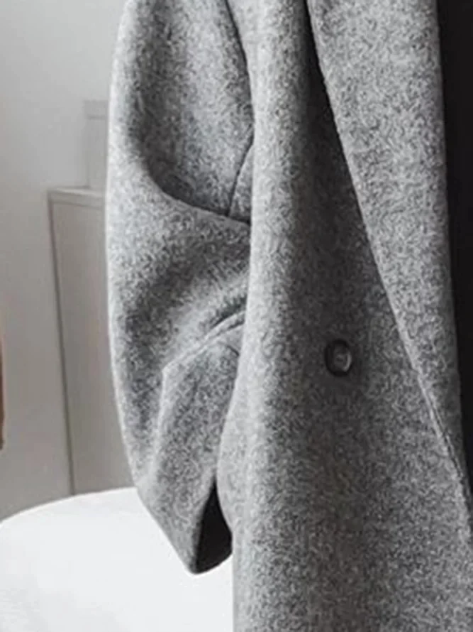 Silvana | Modern and stylish long coat in vegan wool