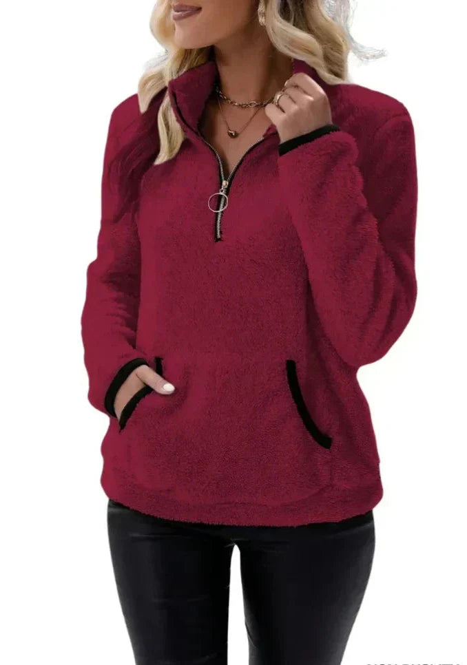 Harper® Cozy Sherpa Pullover