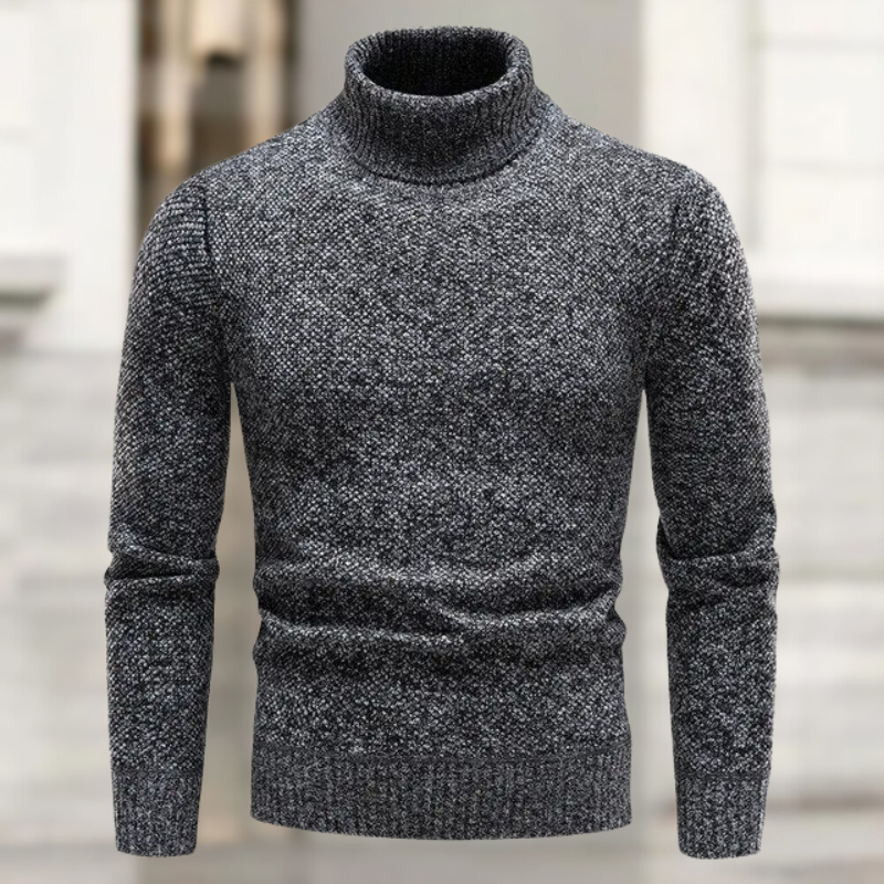 Laurin - Luxurious Turtleneck Sweater Made of Knit