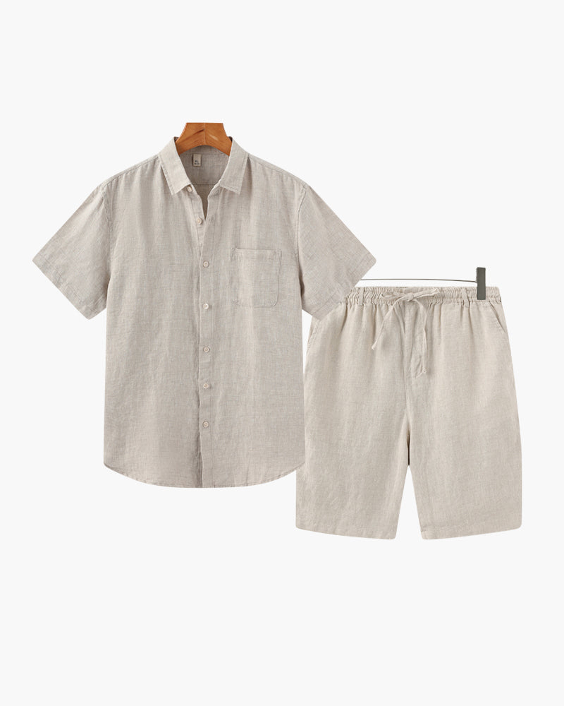 Old Money Linen Set (Shorts)