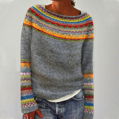 Kirra - Retro Knit Sweater for Women