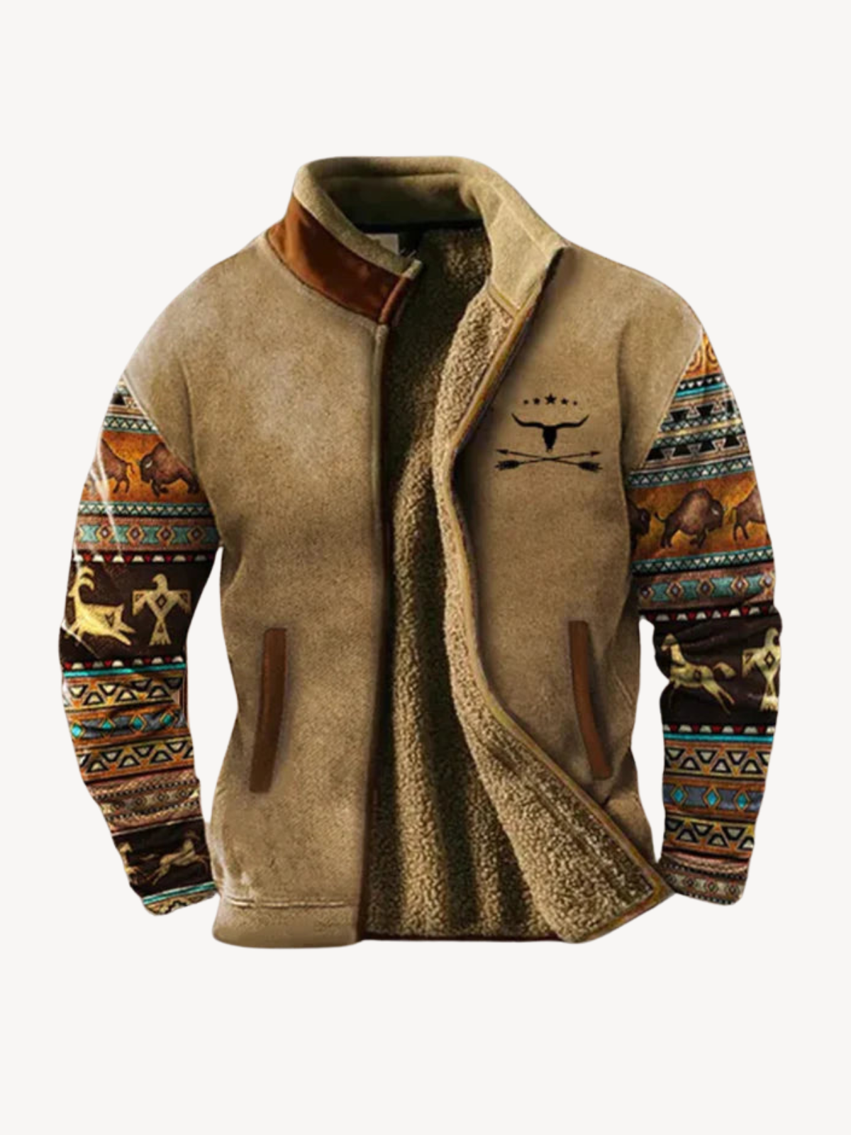 ROCCO - TRIBAL FLEECE JACKET