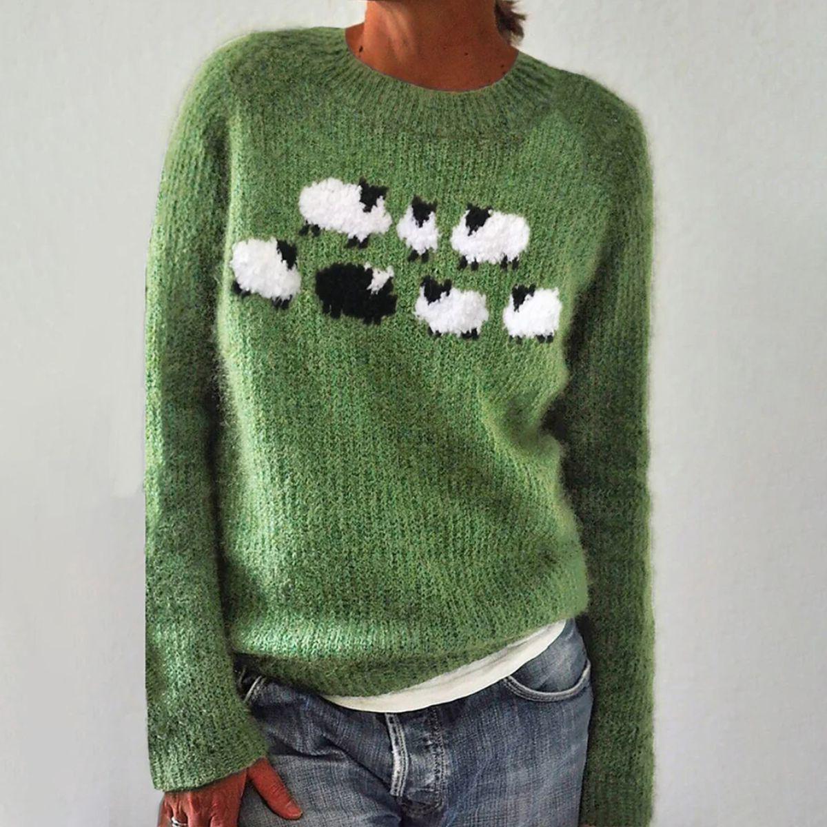 VERDE™ | LONG SLEEVE SWEATER IN CRAFTSMAN STYLE