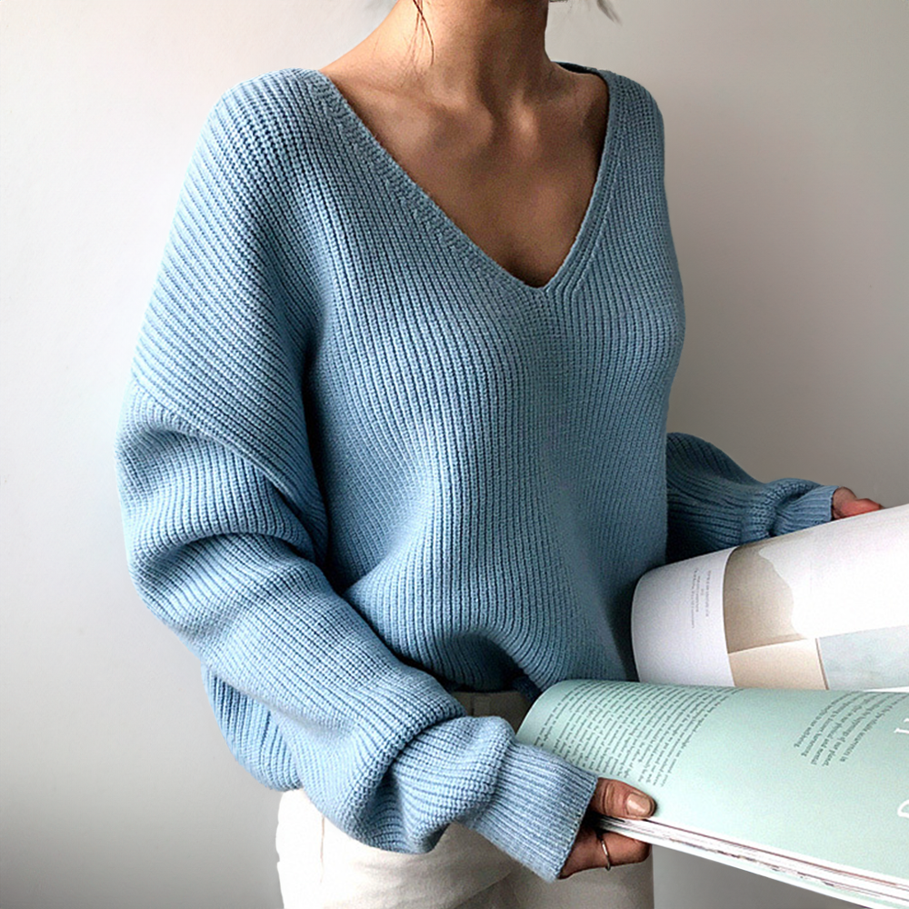 Emma™ - Soft Layered Knit Sweater