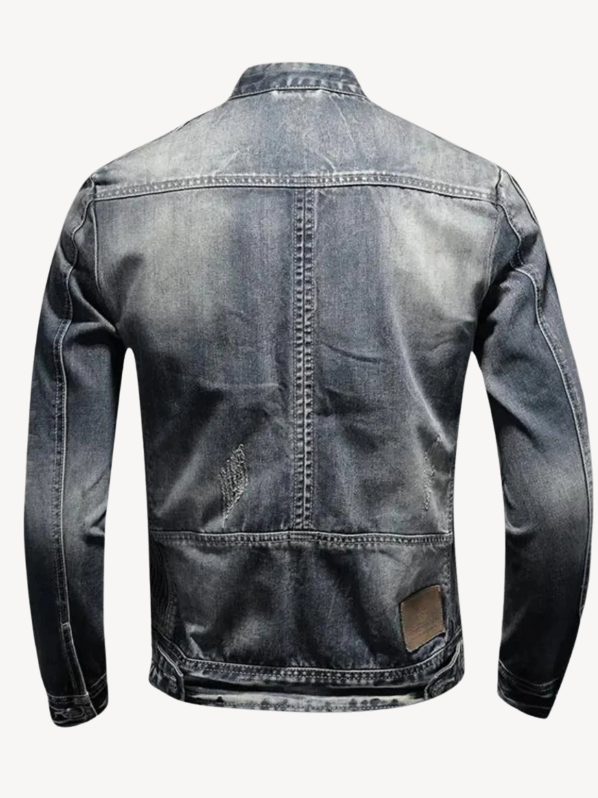 EUSEBIO - BIKER DENIM JACKET