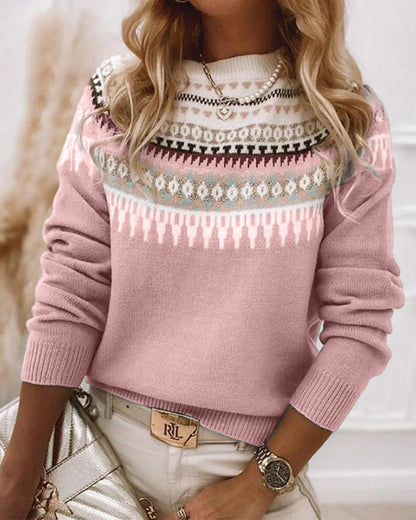 FABIENNE - NORDIC ELEGANCE KNIT SWEATER