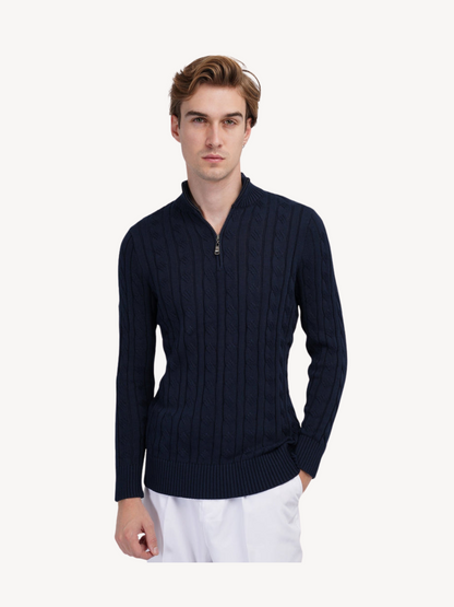 NICOLO - HALF ZIP SWEATER