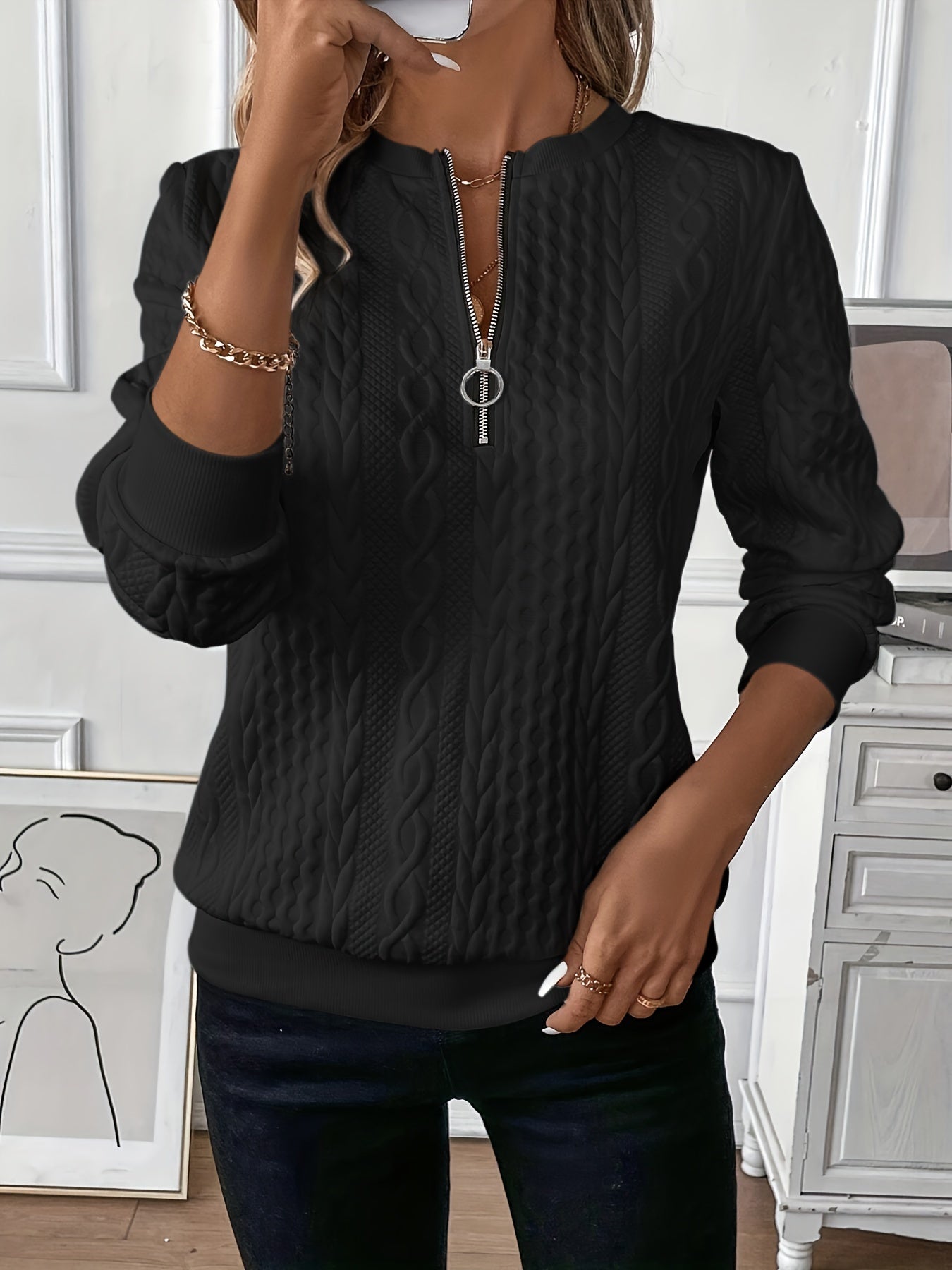 CLEMENCE - ELEGANT AND STYLISH KNITTED SWEATER (BUY 1 GET 1 FREE)