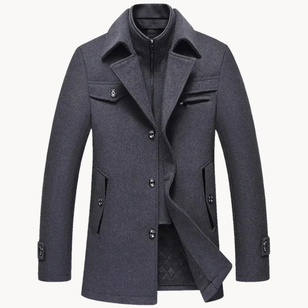 Grant - Timeless Wool Blend Coat