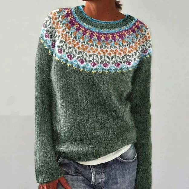 Pierina - Retro Autumn Sweater