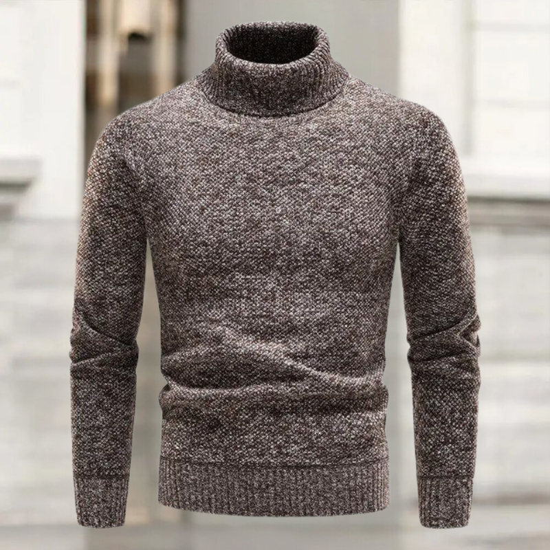 Laurin - Luxurious Turtleneck Sweater Made of Knit