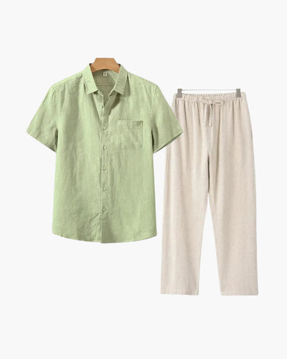 Old Money Linen Combo (Short Sleeve)