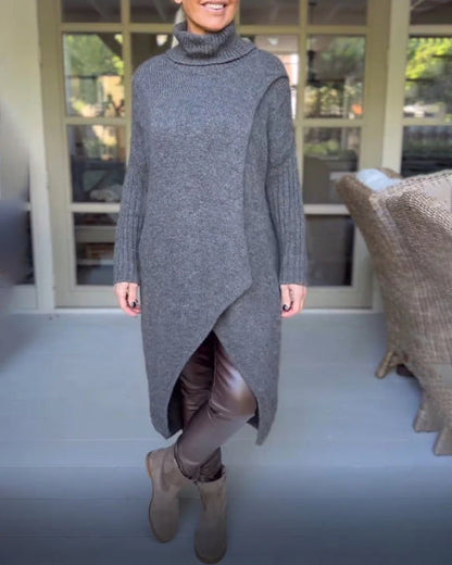 Lara™ – Super soft, warm sweater with high collar