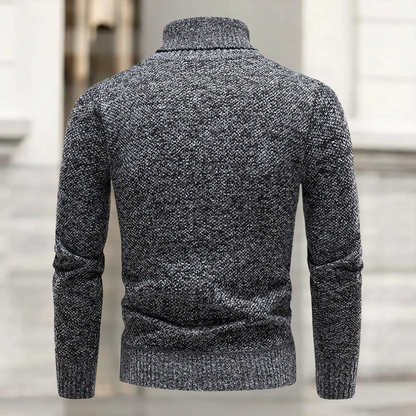 Laurin - Luxurious Turtleneck Sweater Made of Knit