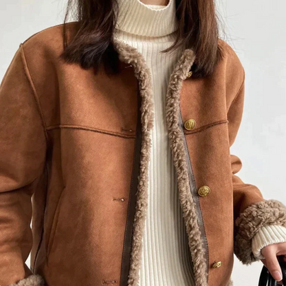 Fiona | Warm sheepskin jacket