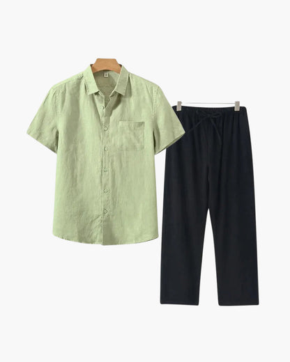 Old Money Linen Combo (Short Sleeve)