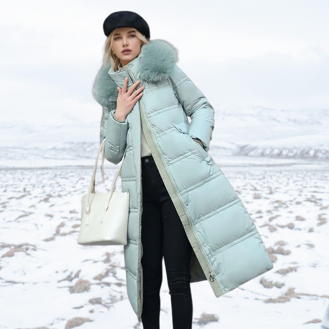 Lily | Luxurious winter parka with fur hood