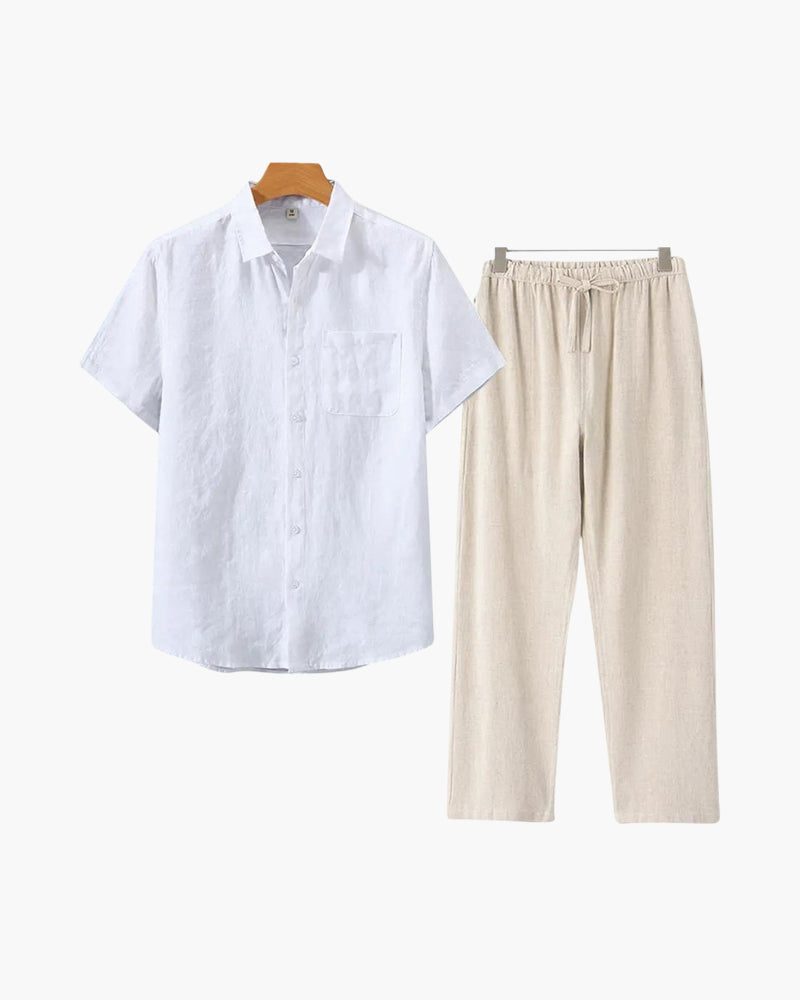 Old Money Linen Combo (Short Sleeve)