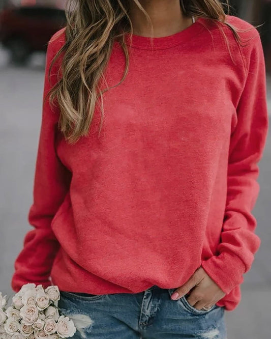 Eliza™ - Stylish, Comfortable Sweatshirt with Round Neckline