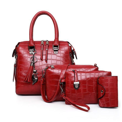 Valentina | 4-Piece Leather Bag Set