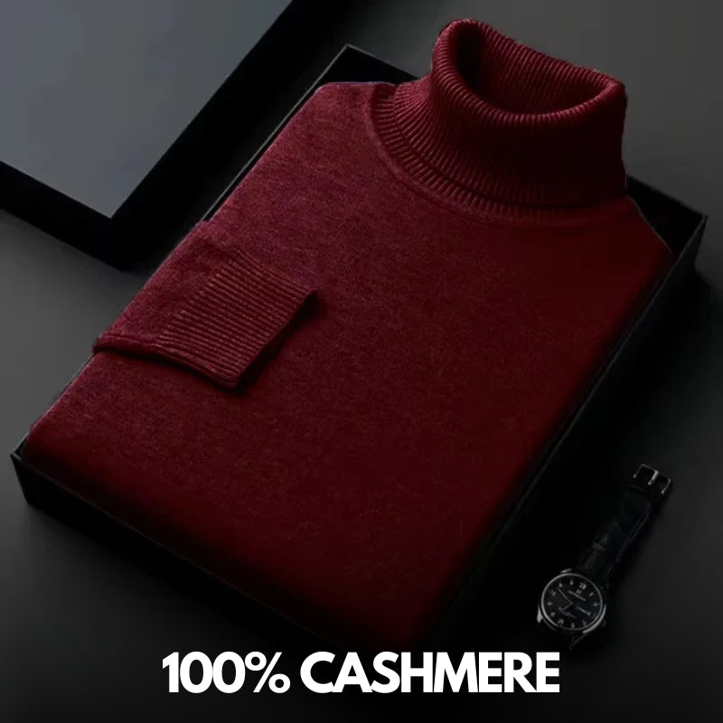 Dario | Cashmere turtleneck sweater for men