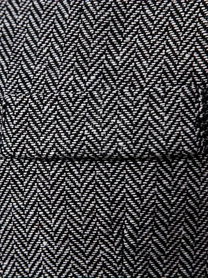 FERDINANDO - RETRO CHEVRON PATTERN GILET