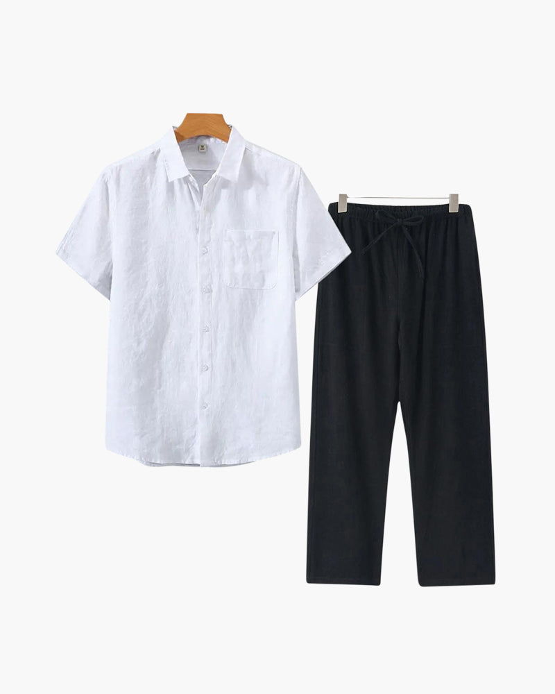 Old Money Linen Combo (Short Sleeve)