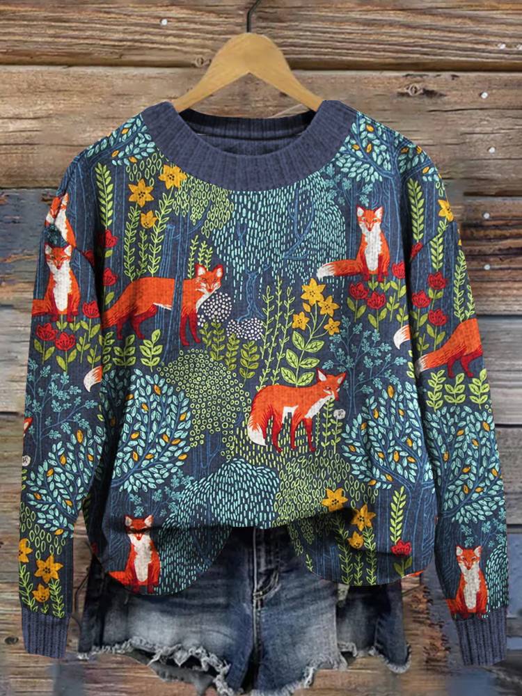 Niccolo™ | Foxes in the Forest Sweater