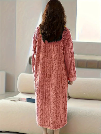 Erika™ - Winter Dress Made of Soft Jacquard Fleece