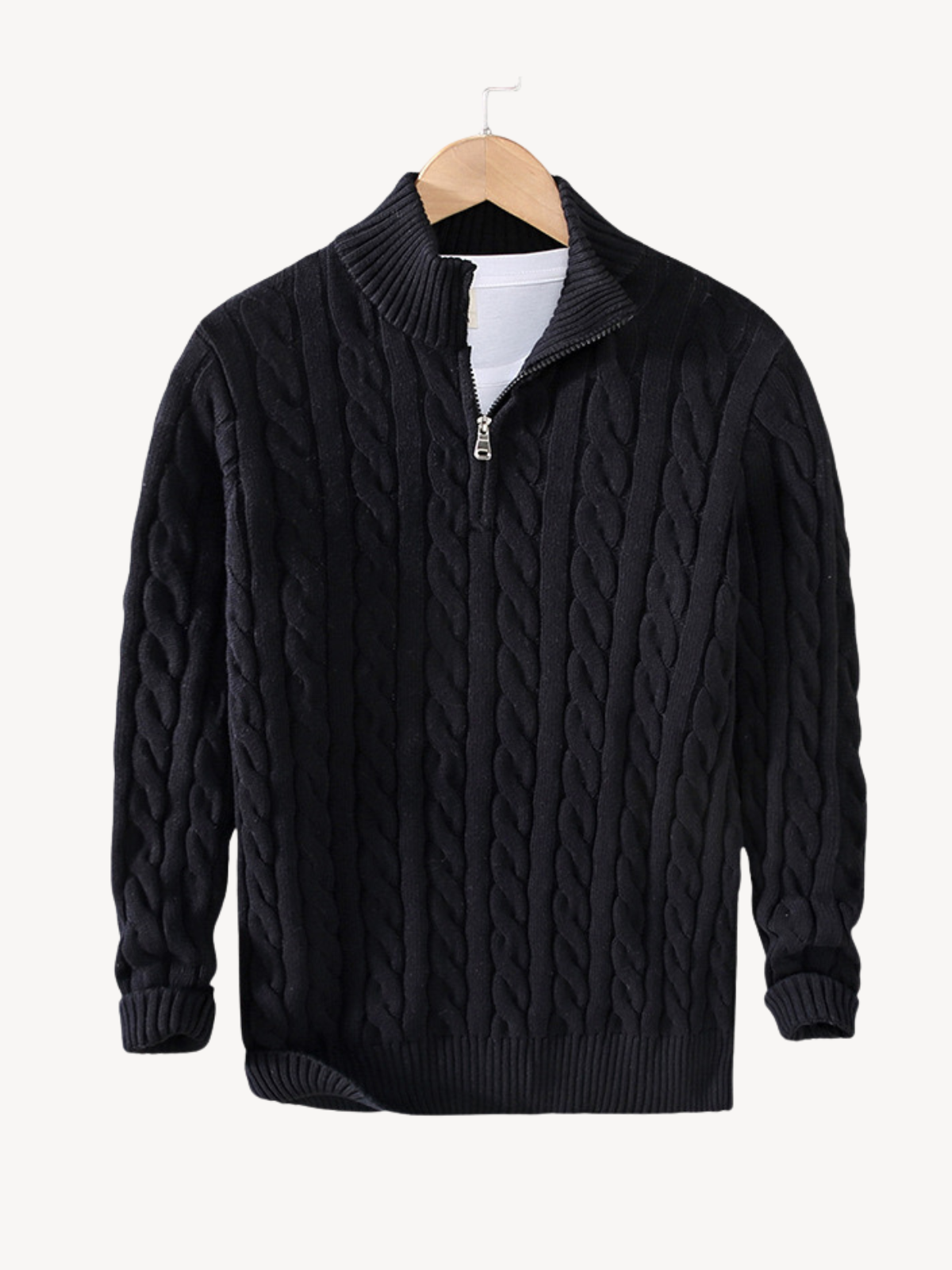 NICOLO - HALF ZIP SWEATER