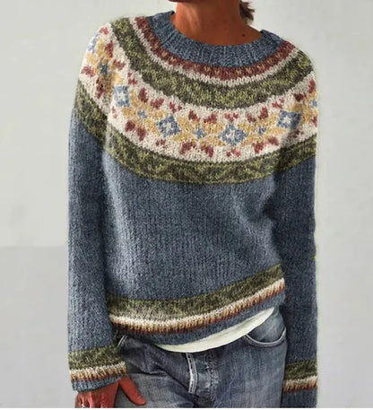 AMÉLIE - COZY KNITTED RETRO SWEATER