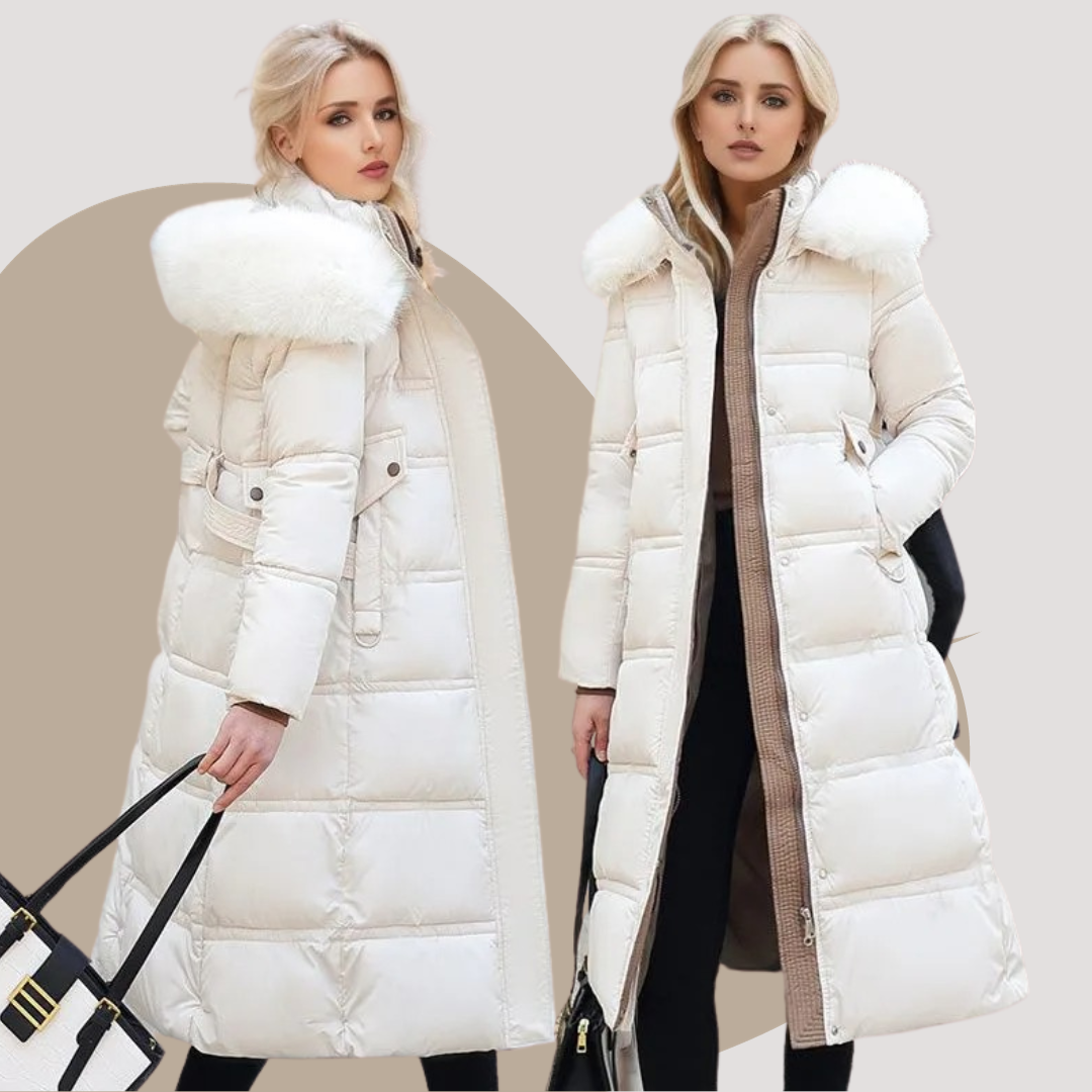 Lily | Luxurious winter parka with fur hood