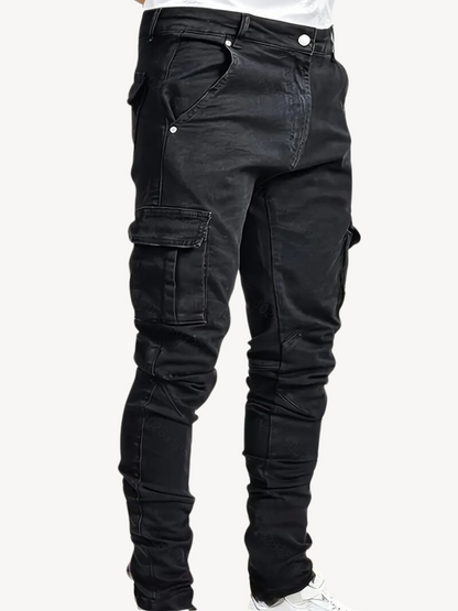 OLIVIERO - CARGO TIGHT PANTS WITH MEDIUM ELASTICITY