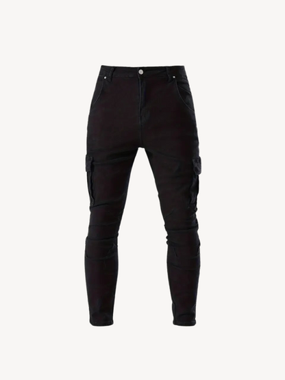 OLIVIERO - CARGO TIGHT PANTS WITH MEDIUM ELASTICITY