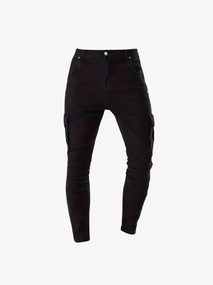 OLIVIERO - CARGO TIGHT PANTS WITH MEDIUM ELASTICITY