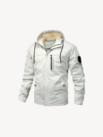 SPORTMENS - WARM FLEECE JACKET WITH HOOD