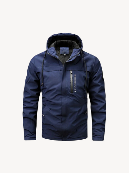 SPORTMENS - WARM FLEECE JACKET WITH HOOD