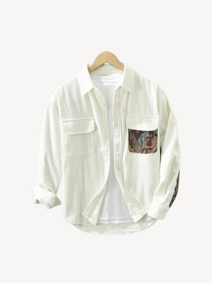 FULVIO - CORDUROY COTTON SHIRT