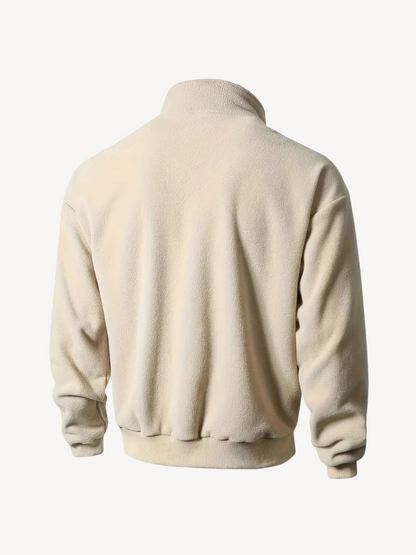 CRESCENZO - CASUAL SWEATER WITH ZIPPER