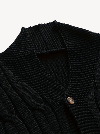 REMIGIO - KNITTED CARDIGAN WITH BUTTONS