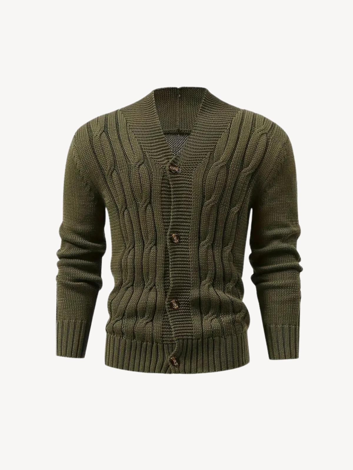 REMIGIO - KNITTED CARDIGAN WITH BUTTONS