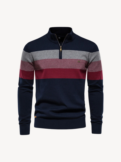 REMO - QUARTER ZIP SWEATER