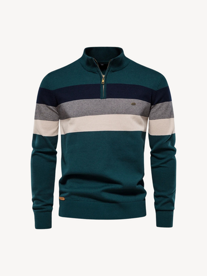 REMO - QUARTER ZIP SWEATER