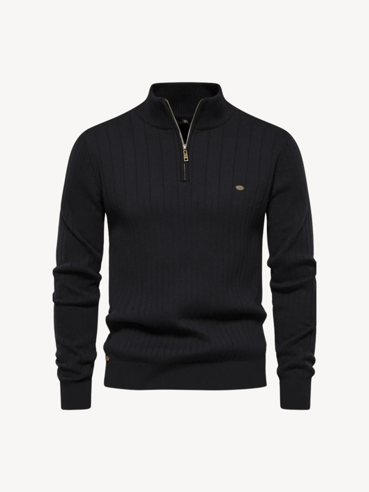 LEONE - QUARTER ZIP SWEATER