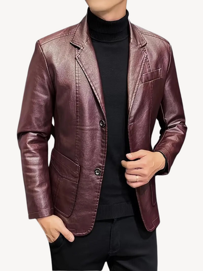 OLIVEIERO - SYNTHETIC LEATHER JACKET