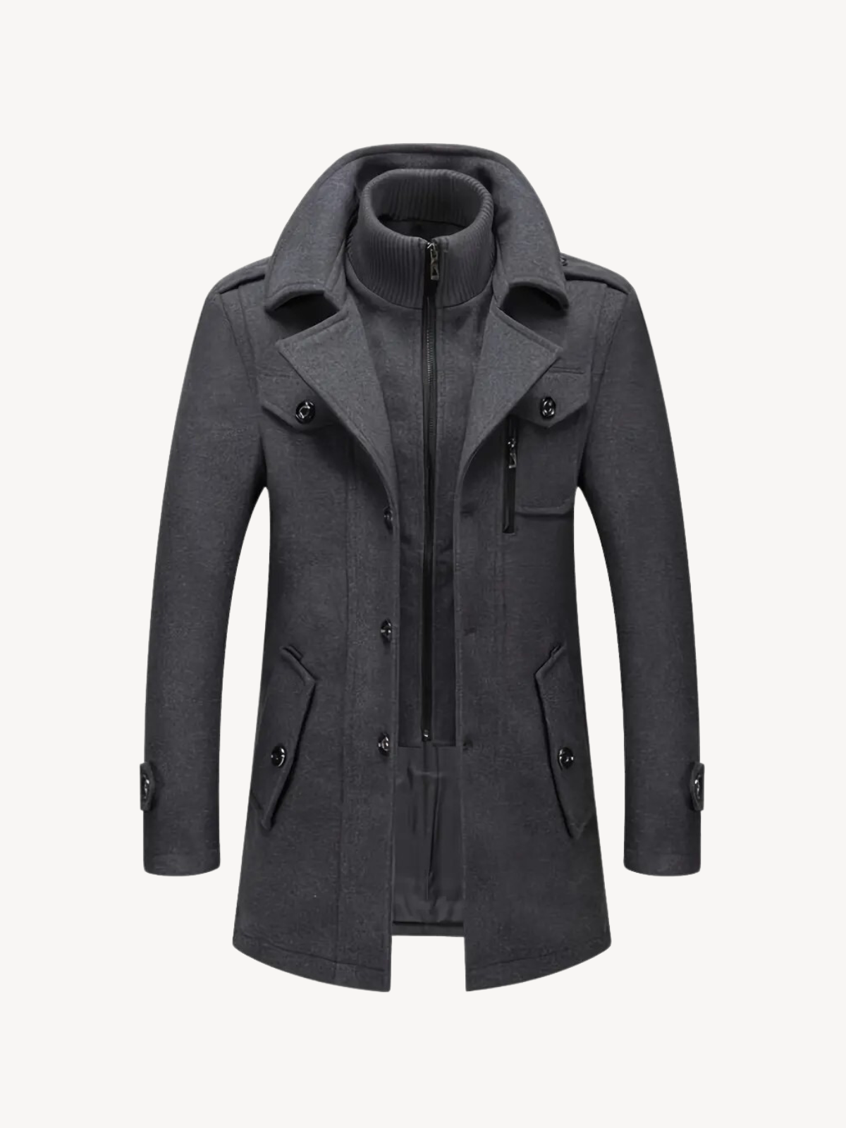 FEDERICO - DOUBLE COLLAR COAT