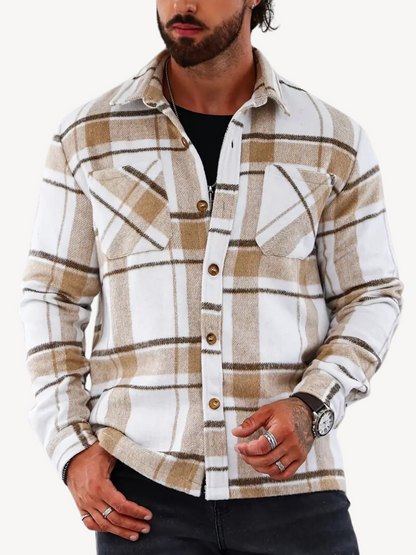 FABRIZIO - CHECKED CASUAL JACKET