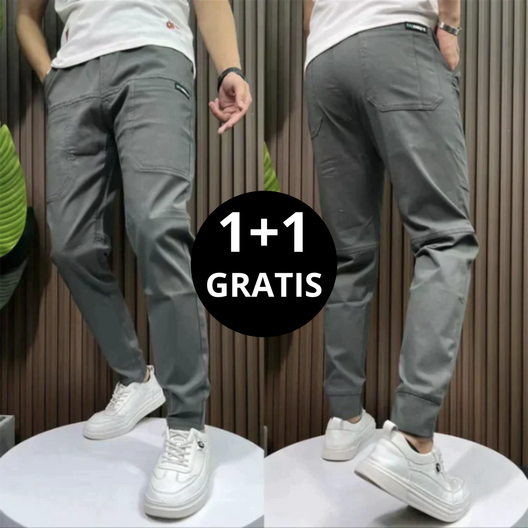 Miro |  Stretchy Cargo Pants 1+1 FREE