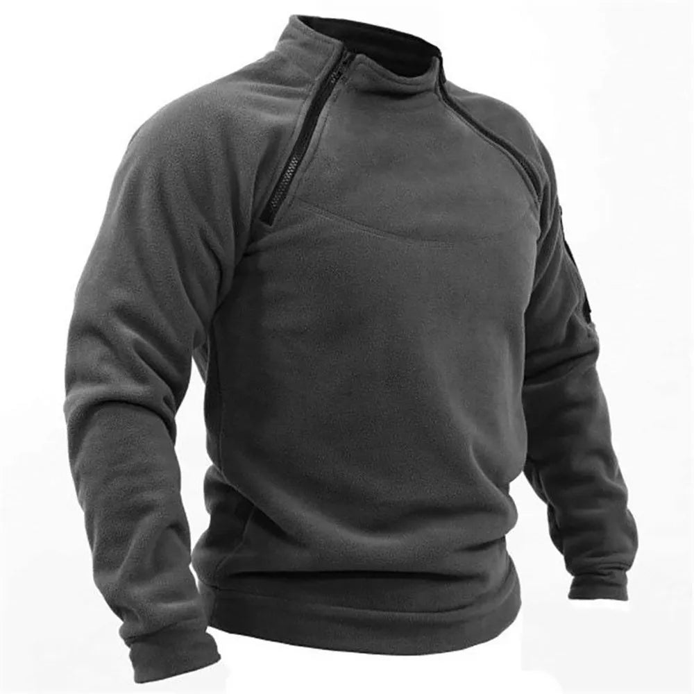 Lorenzo™ - Men's Zipper Sweatshirt for Outdoor Adventures