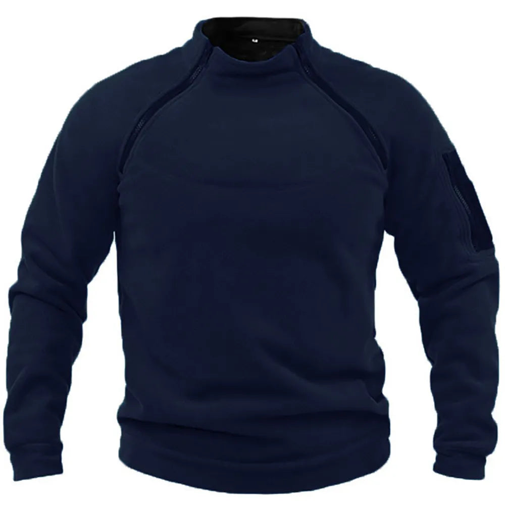 Lorenzo™ - Men's Zipper Sweatshirt for Outdoor Adventures